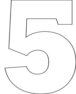 Free Printable Number Stencils 6 Colorings Net