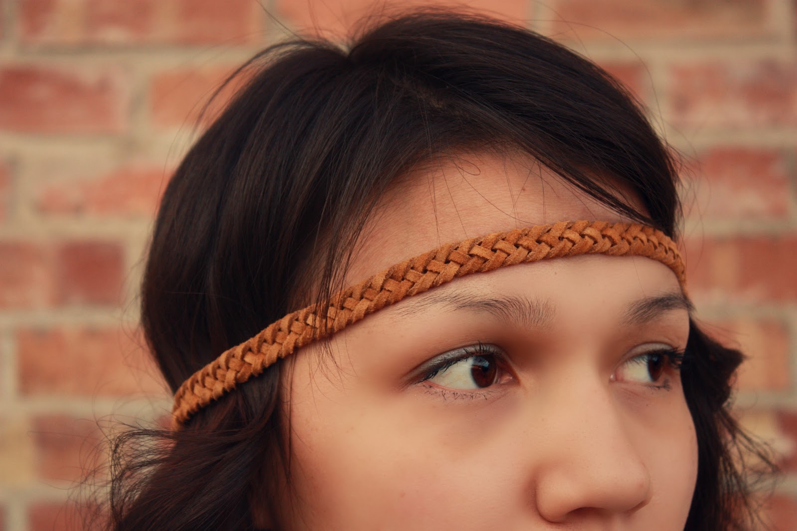 Dream Catcher Baby// tutorial leather head band
