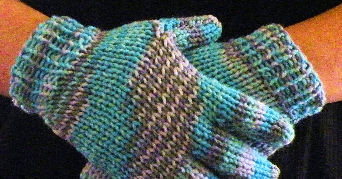 The Loom Muse How to Loom Knit Gloves Round Loom