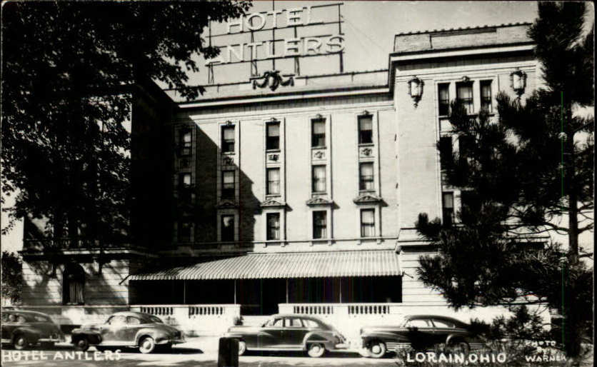 Brady's Bunch of Lorain County Nostalgia Hotel Antlers Then & Now
