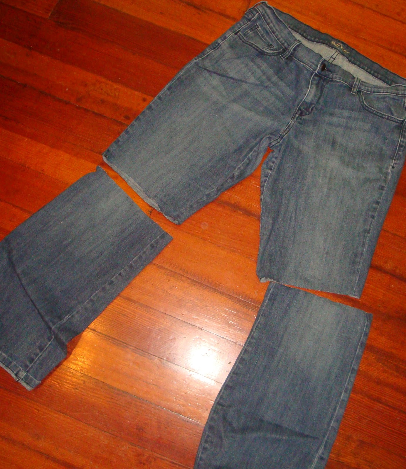 Adorably Shabby Repurposed Jeans