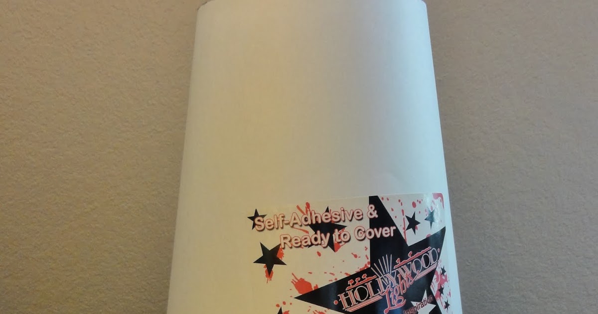 Salmagundi USING SELFADHESIVE LAMPSHADES AND AN ALABASTER LAMP