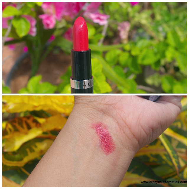 Faces Canada go chic lipstick in 421 rock solid swatches