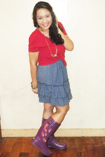 rain boots sm department store