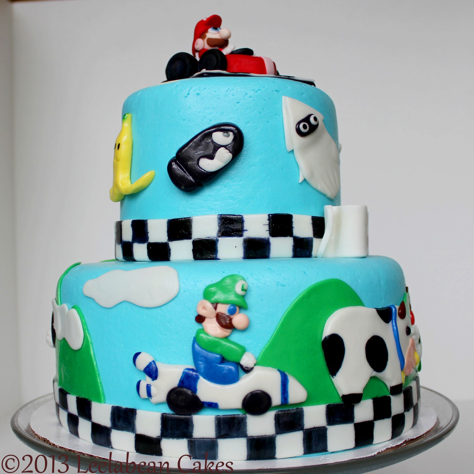 Gâteau Mario kart 