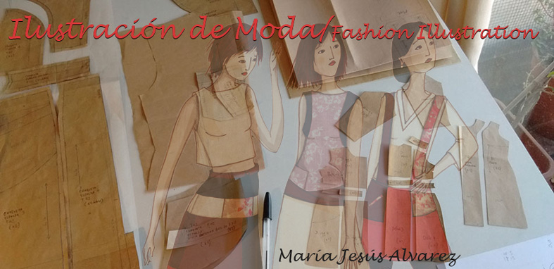 María Jesús Alvarez - ilustración de Moda