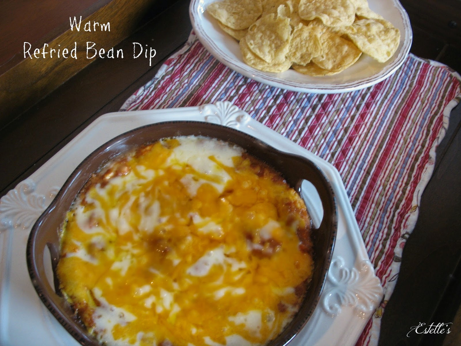 Estelle's BEST BEAN DIP FOR COWBOYS FOOTBALL, OF COURSE!
