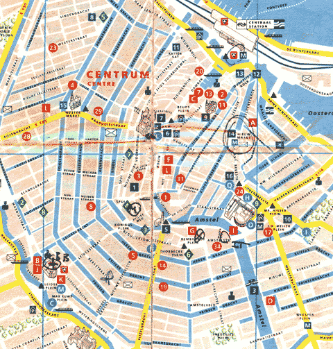 Map Of Amsterdam