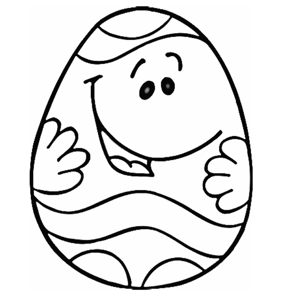 Printable Easter Egg For Kid Coloring Drawing Free wallpaper