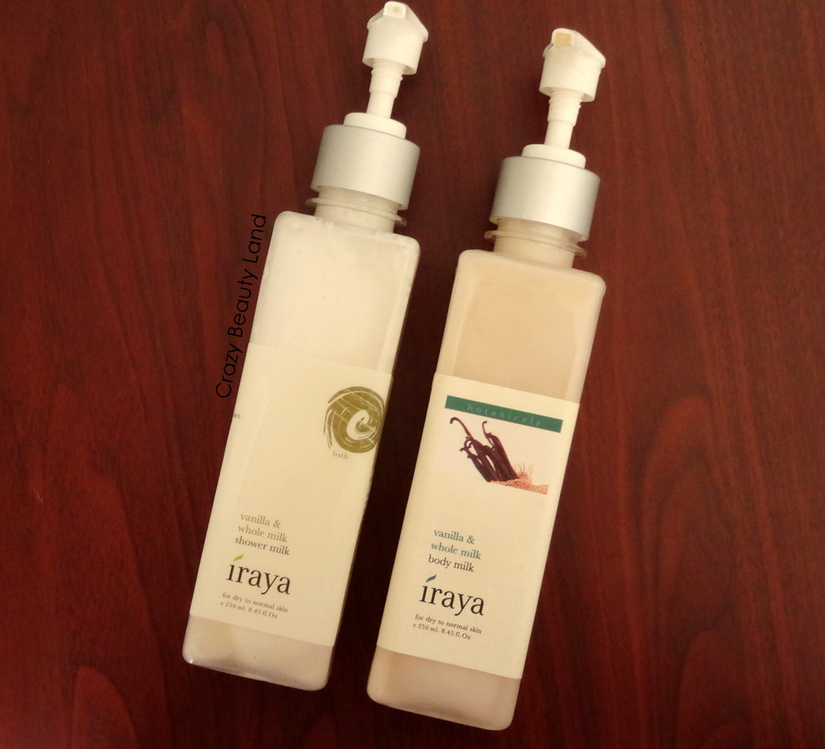 Iraya Vanilla & Whole Milk Body Milk and Shower Milk Review Crazy