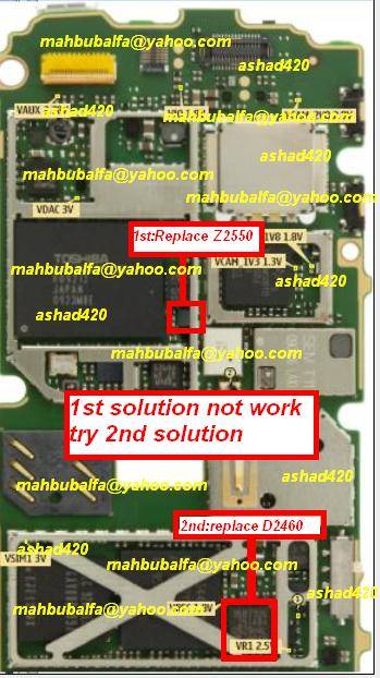 حل مشكلة الشاشة نوكيا X6 Nokia+X6+Lcd+solution.