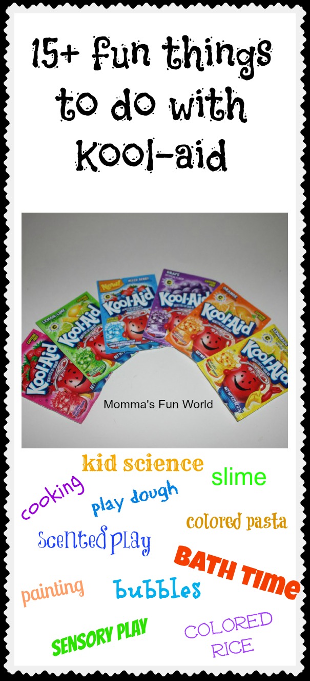 Momma's Fun World Science experiments for kids using KoolAid