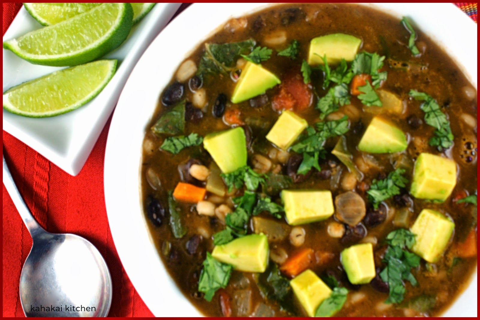 Kahakai Kitchen Black Bean, Barley & Collard Greens Soup for Souper