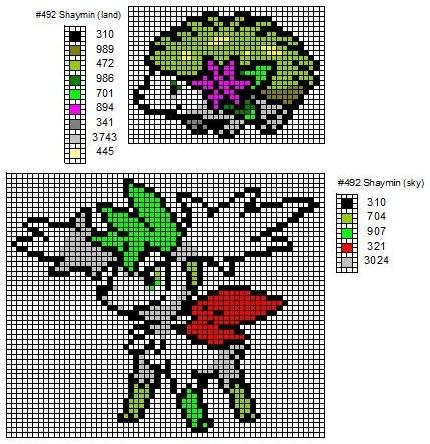 minecraft-pokemon: shaymin pixel-art by arbiter7734 on DeviantArt