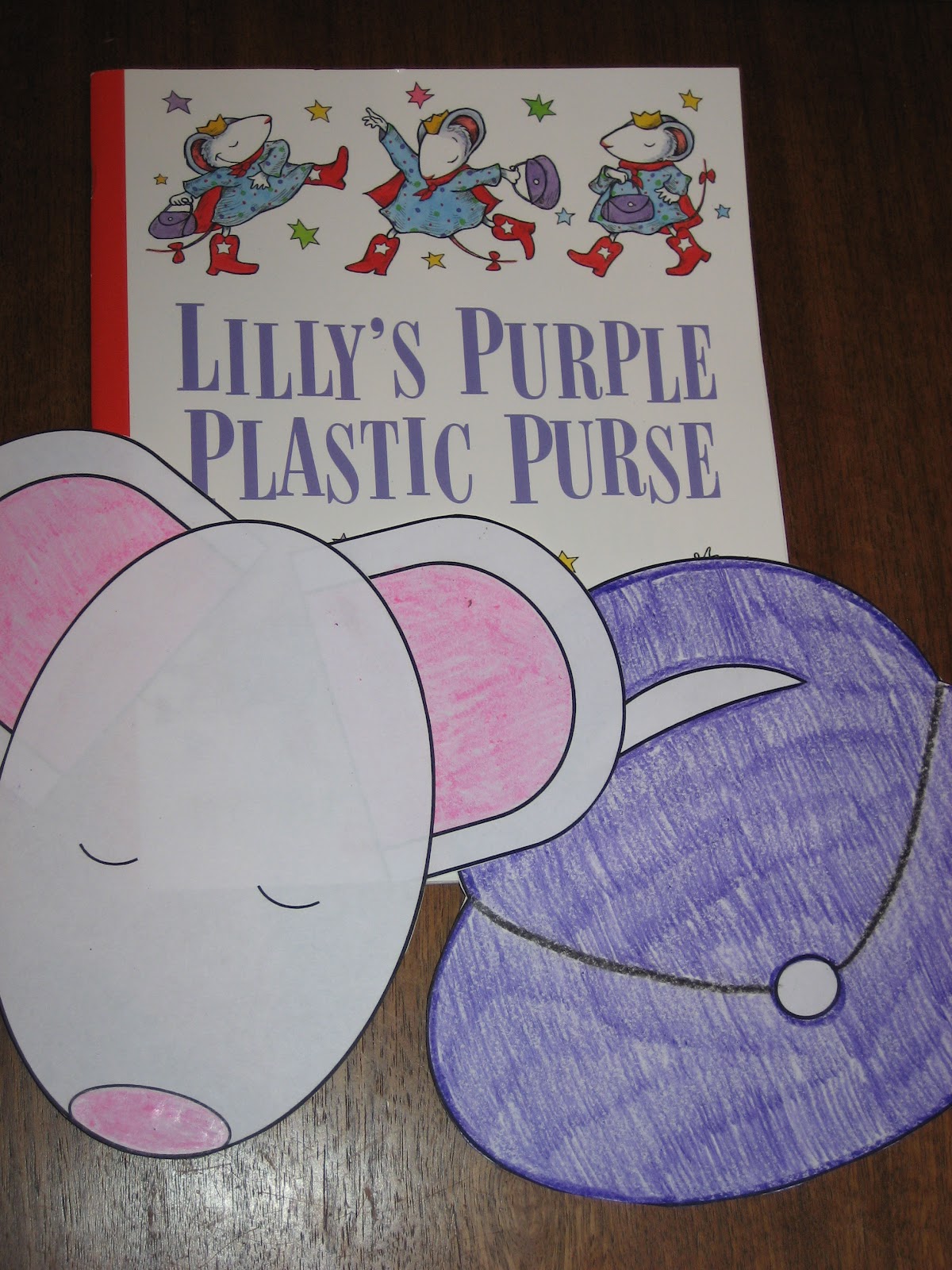 Lilly's purple plastic purse central message picture