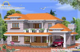 Duplex house elevation - 225 square meters (2425 Sq. Ft.) - January 2012 Duplex house elevation - 225 square meters (2425 Sq. Ft.) - January 2012