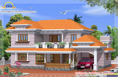 Duplex house elevation - 225 square meters (2425 Sq. Ft.) - January 2012 Duplex house elevation - 225 square meters (2425 Sq. Ft.) - January 2012