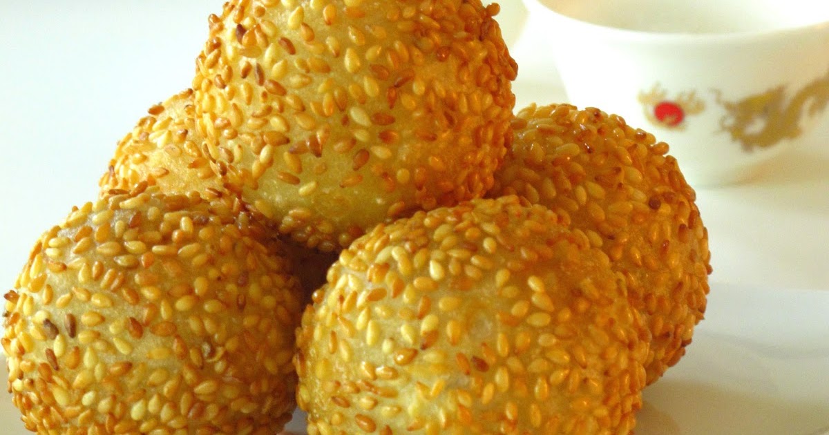 Nasi Lemak Lover Jian Dui 煎堆(Deep fried glutinous rice balls / Sesame