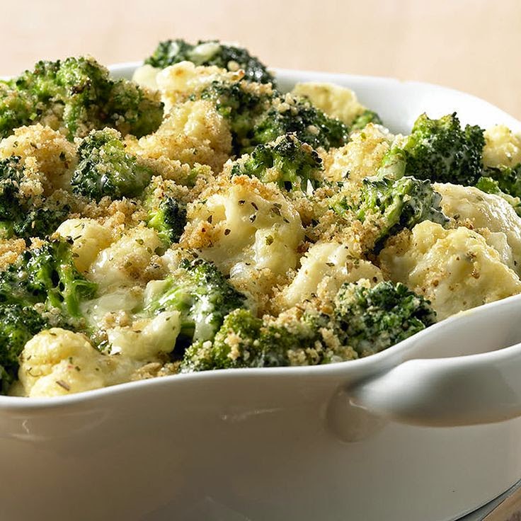 Broccoli Cauliflower Casserole Cocinando con Alena