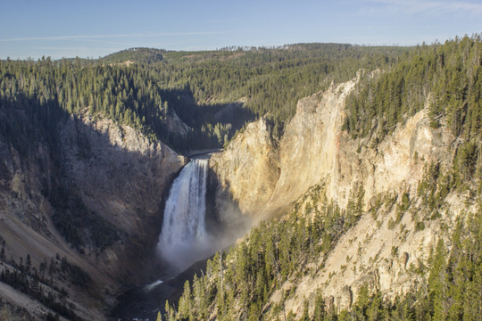 Lower Falls on the Yellowstone River