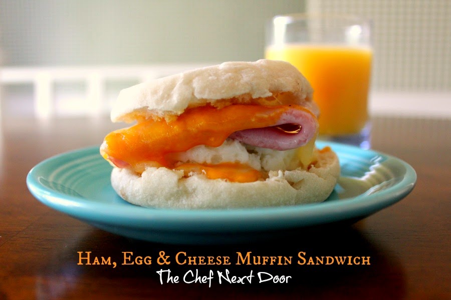 Ham, Egg & Cheese Muffin Sandwich