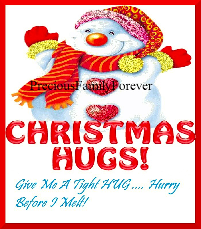 Precious Family Christmas Hugs