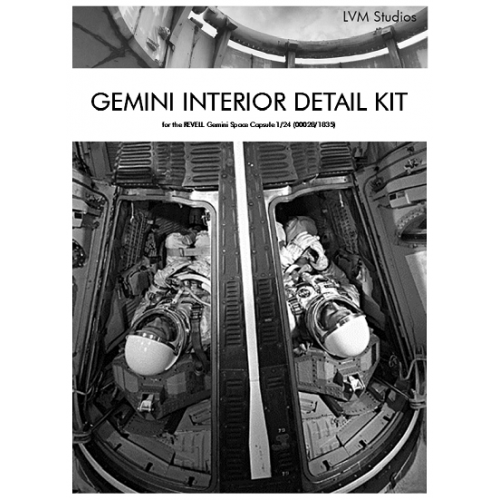 LVM Studios 1/24 Gemini Photoetch interior detail set for Revell kit GEMI24