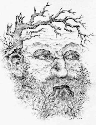 Find Tree Optical illusion picture in This picture