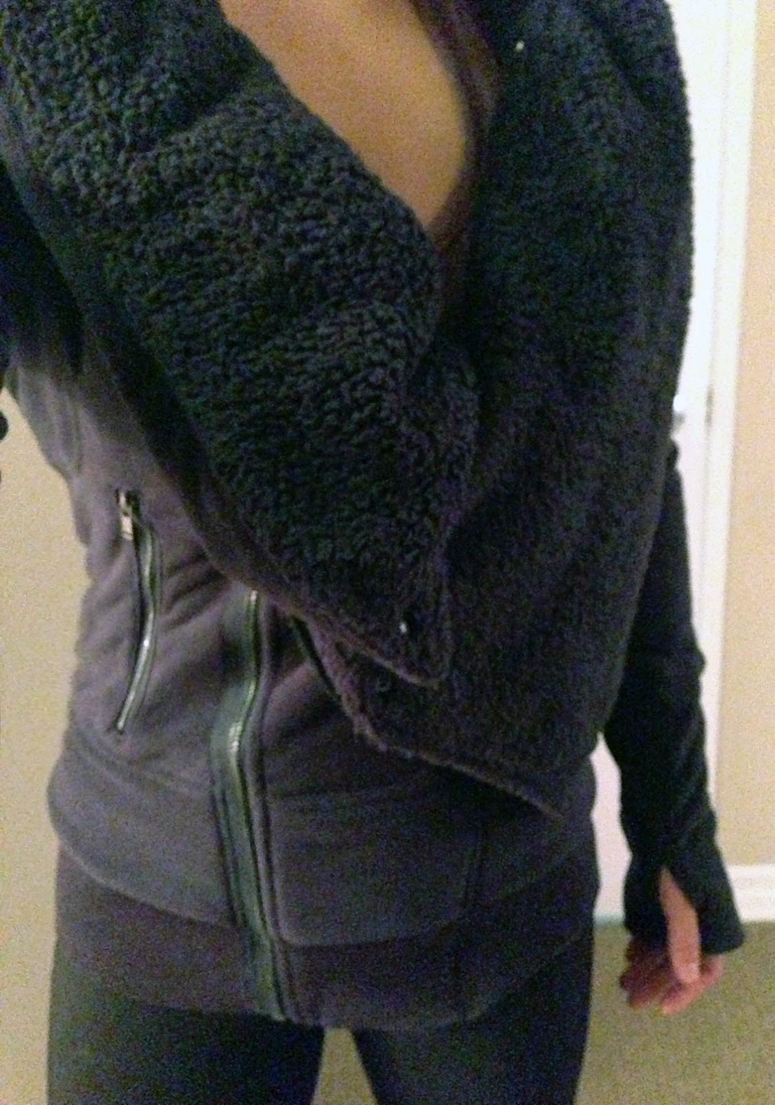 My Superficial Endeavors Lululemon Off The Mat Jacket In Black