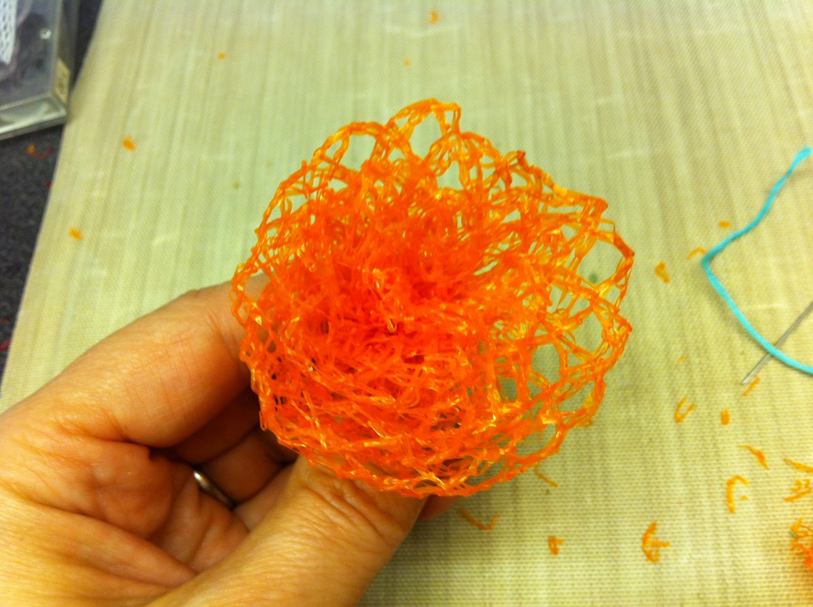 The Craft Project How to Make Vegetable or Fruit Net Flowers