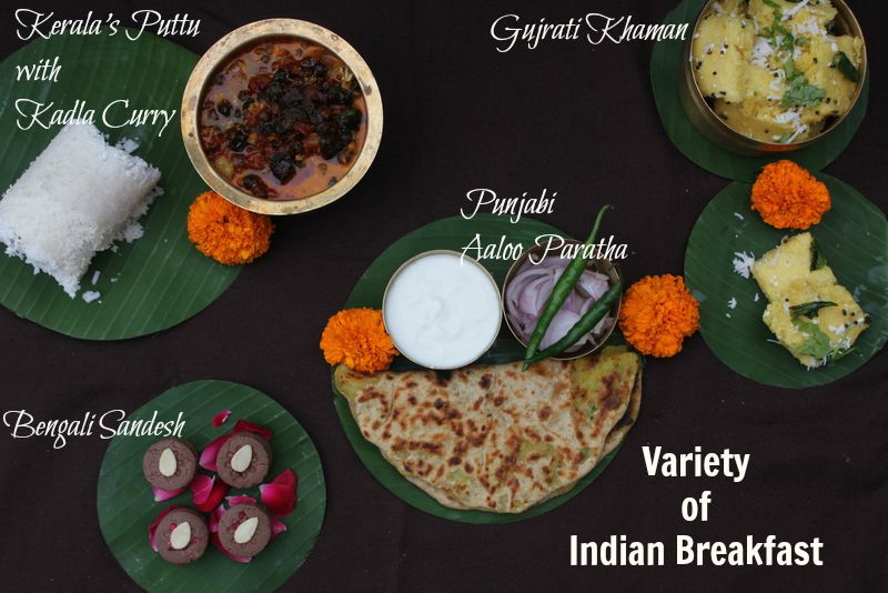 Indian Breakfast across regions - Ribbons to Pastas