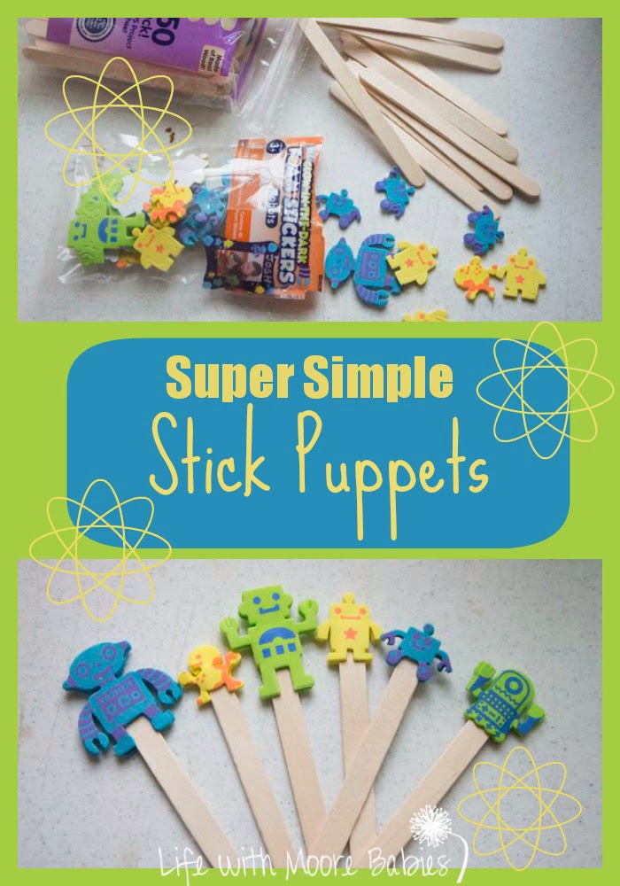 Super Simple Stick Puppets Life with Moore Babies