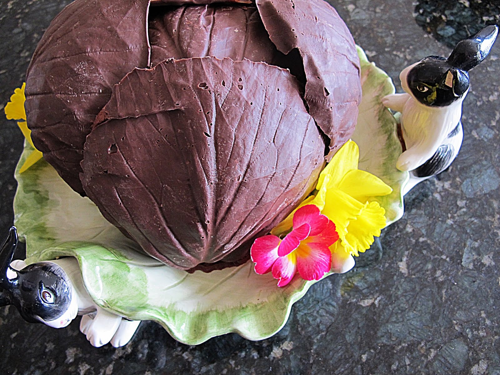 Chocolate Cabbage Cake Purple Chocolat Home