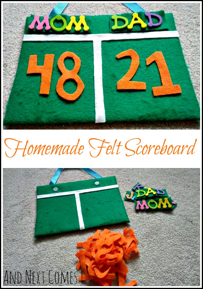 Felt Scoreboard And Next Comes L