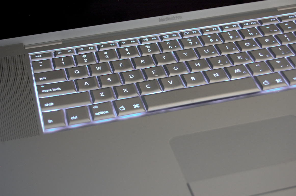macbook pro backlit keyboard not working