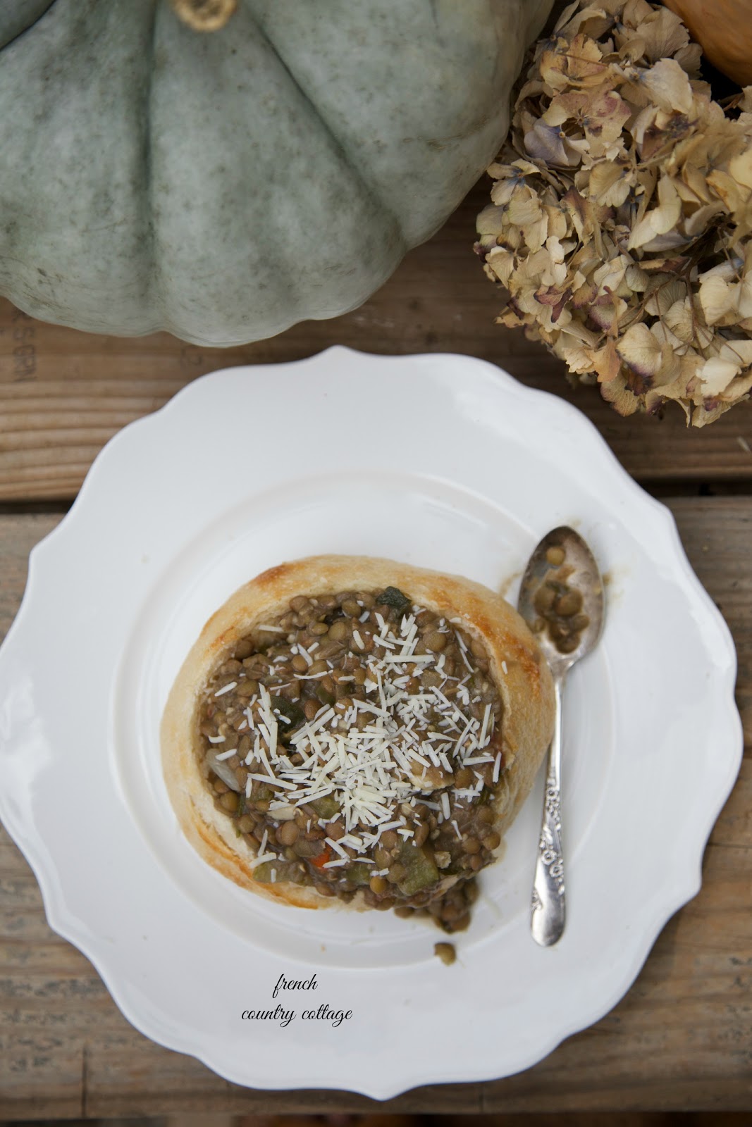Entertaining Harvest Lentil Soup FRENCH COUNTRY COTTAGE