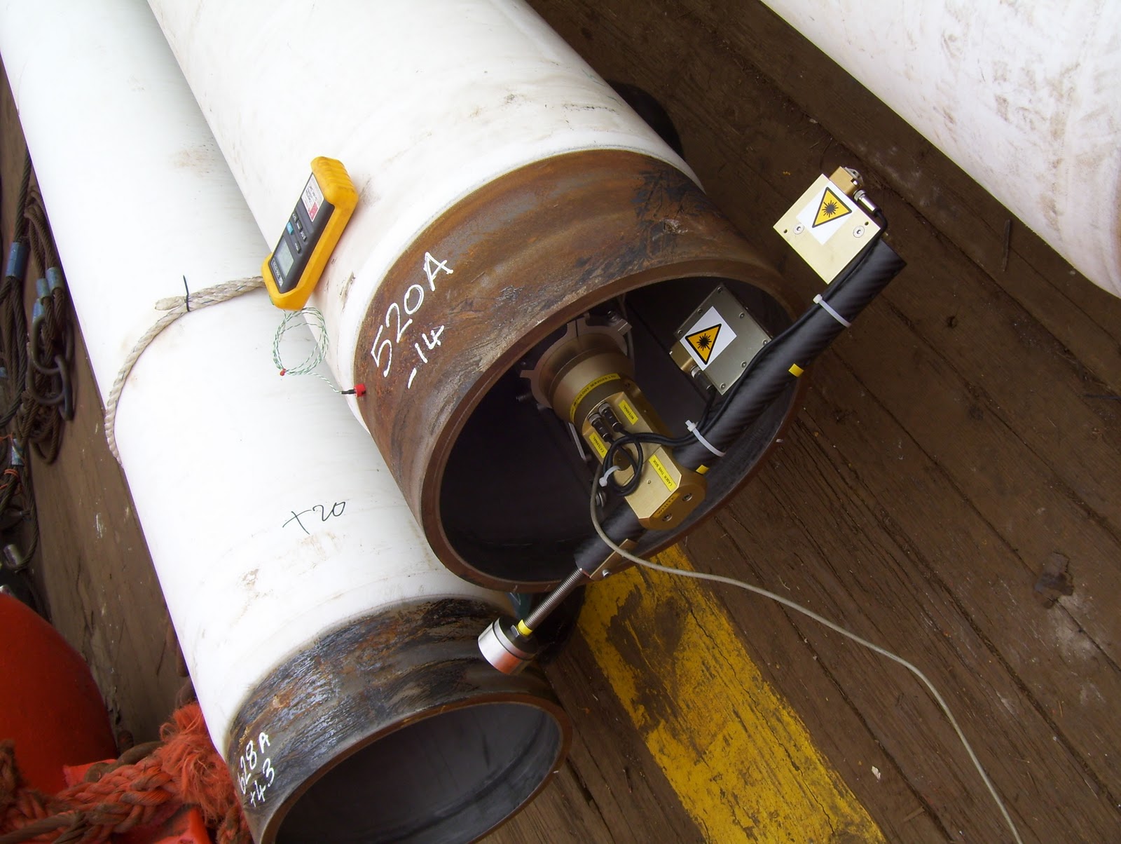 Condition Monitoring from the BINDT OMS displays novel pipe inspection