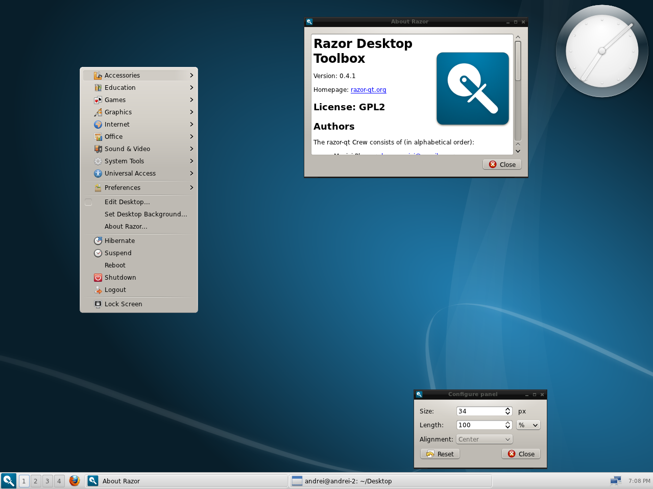 RazorQt 0.4.1 Released With New Components, Panel Improvements 