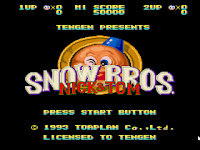 Snow Bros 2 TOM AND NICK GAME