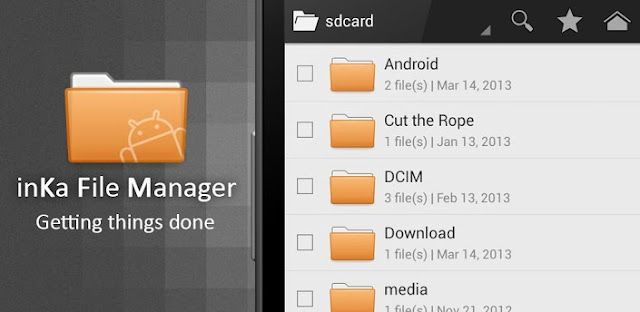ANDROID ES FILE MANAGER FOR RECIEVING AND TRANSFERING FILES