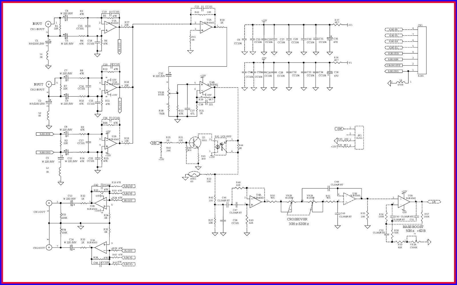 ELECTRONIC EQUIPMENT REPAIR CENTRE : INFINITY 1300a CAR AMPLIFIER