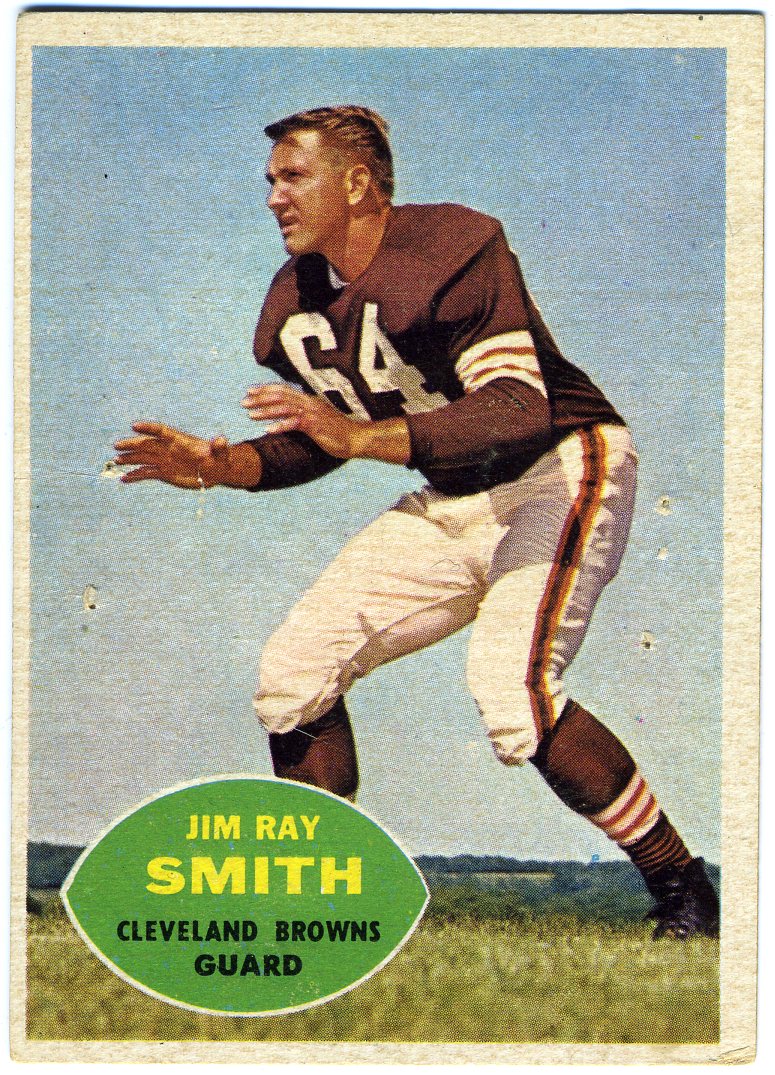 Poor Old Football Cards 1960 Topps Jim Ray Smith