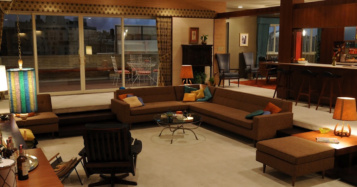 Grosgrain Mad Men Sunken Living Space Comeback