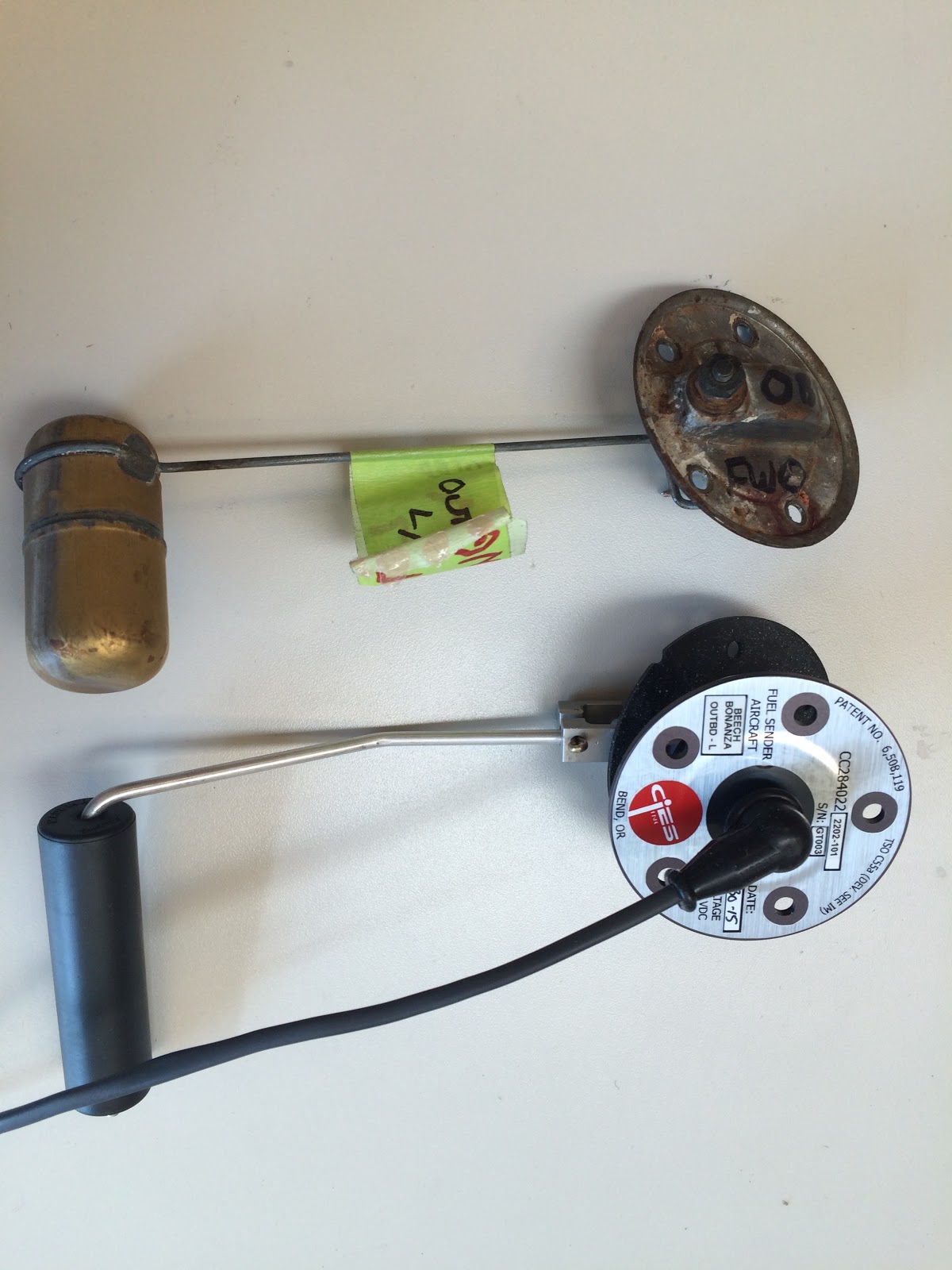 Field Fuel Senders Beech Bonanza Fuel Level Senders