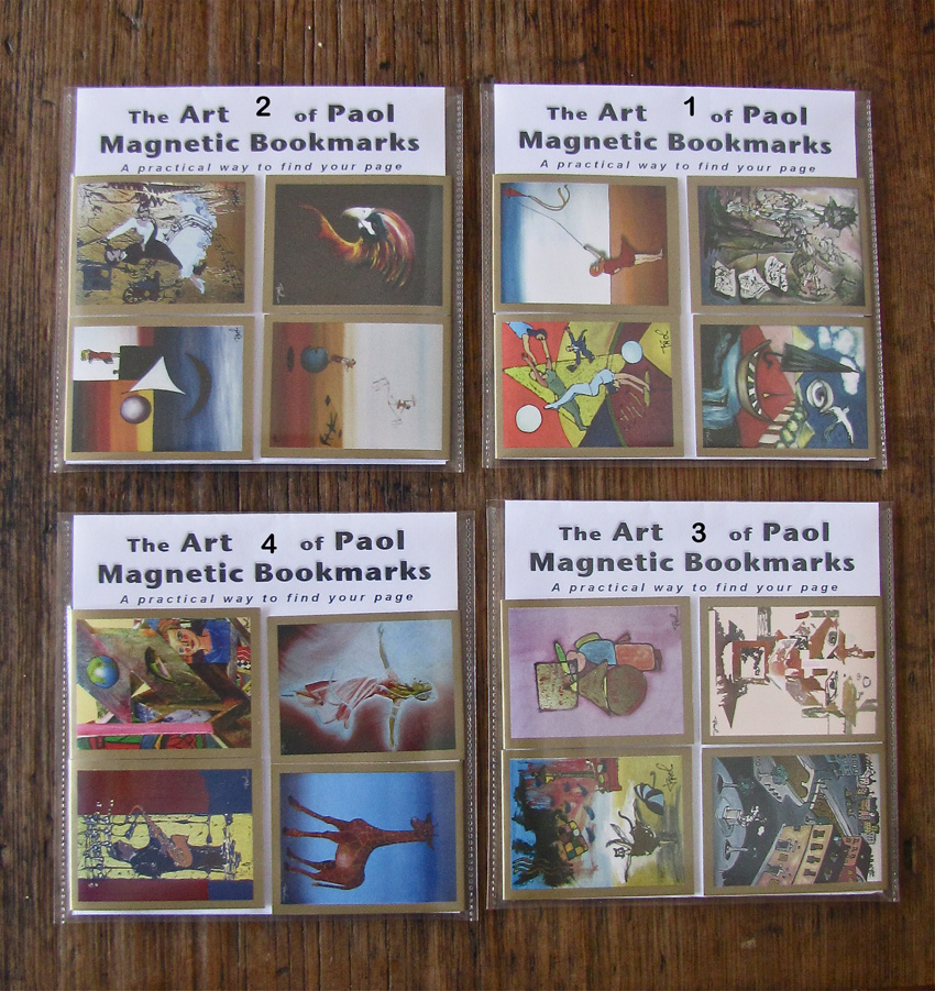 " The ART of Paol " MAGNETIC BOOKMARK