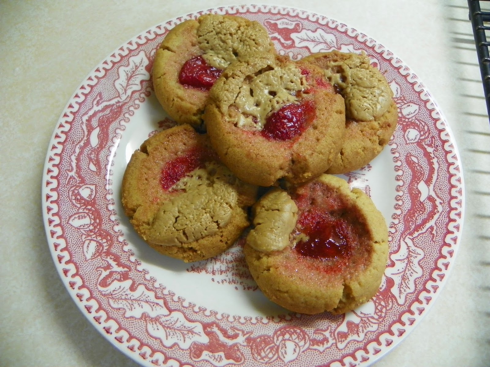 Dicky Bird's Nest Week 15 Peanut Butter and Jelly Cookies
