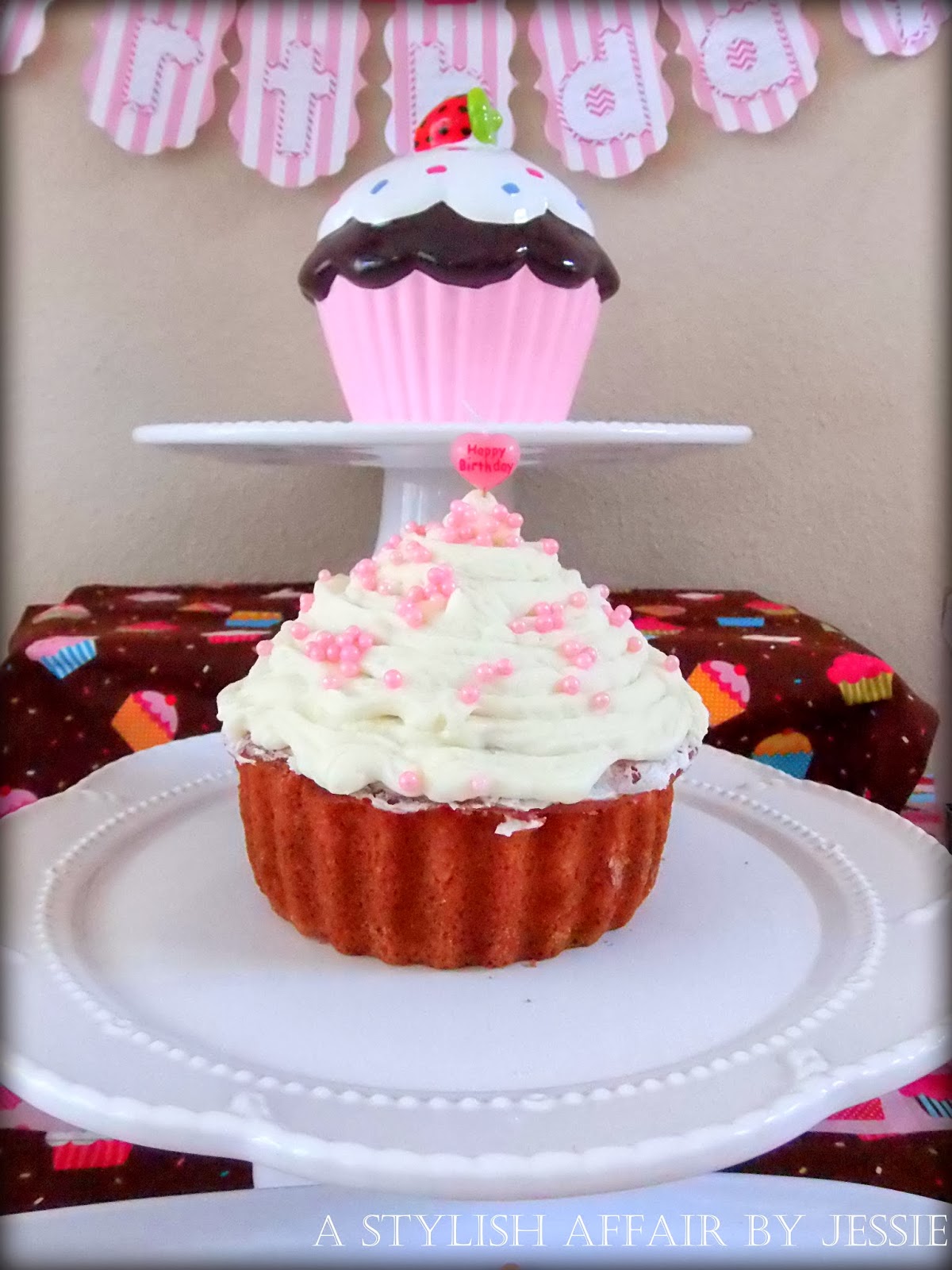 A Stylish Affair by Jessie Cupcake Themed Dessert Table