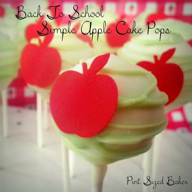 Fall Cake Pops 5 Cheat and use edible paper and punch out Apples for Cake Pops.