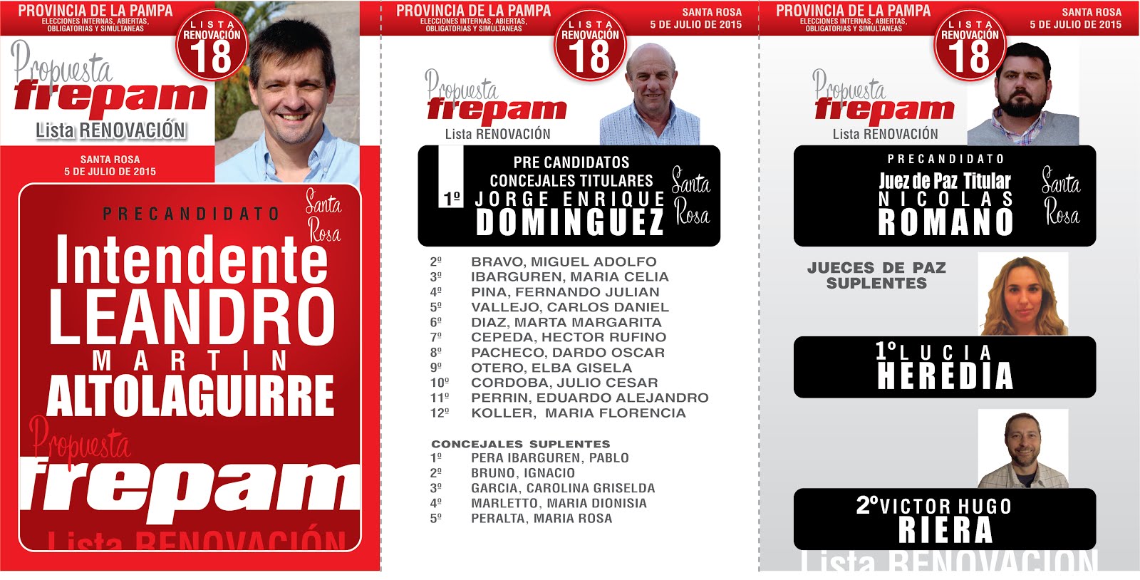 Propuesta Frepam. Santa Rosa La Pampa