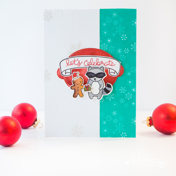 How to use washi tape on your Christmas cards by @createoften for @heidiswapp